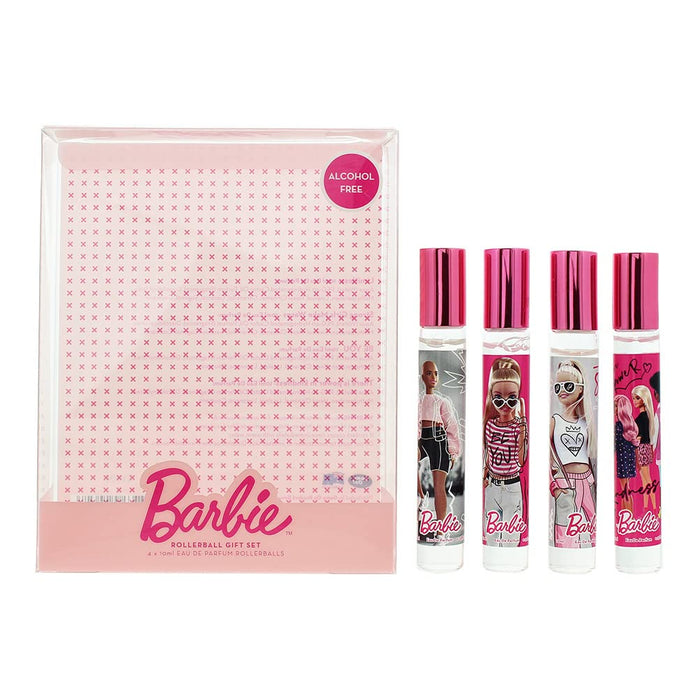 Barbie Rollerball Gift Set 4 x 10ml EDP - Eau de Parfum at MyPerfumeShop by Barbie