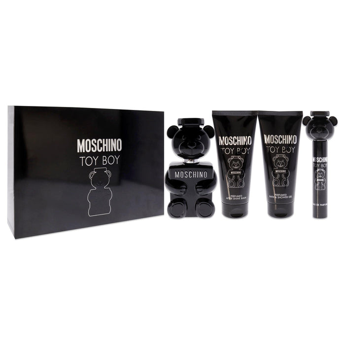 Moschino Toy Boy Gift Set 100ml EDP + 100ml Bath & Shower Gel + 100ml After Shave Balm + 10ml EDP