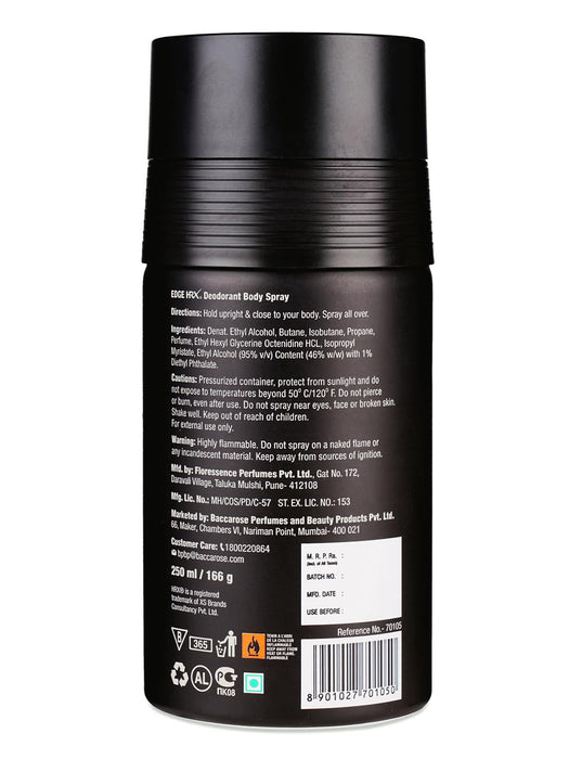 HRX Edge Deodorant 250ml Spray