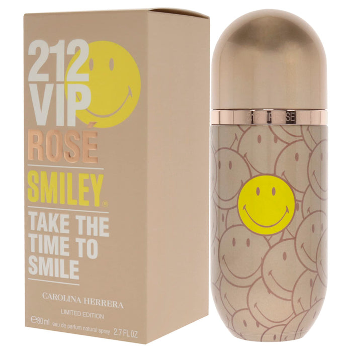 Carolina Herrera 212 Vip Rosé Smiley Eau De Parfum 80ml