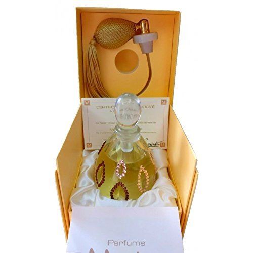 M. Micallef Crystal Hand Painted Flowers Refillable Fragrance Bottle 75ml Spray - Empty - Perfume & Cologne at MyPerfumeShop by M. Micallef