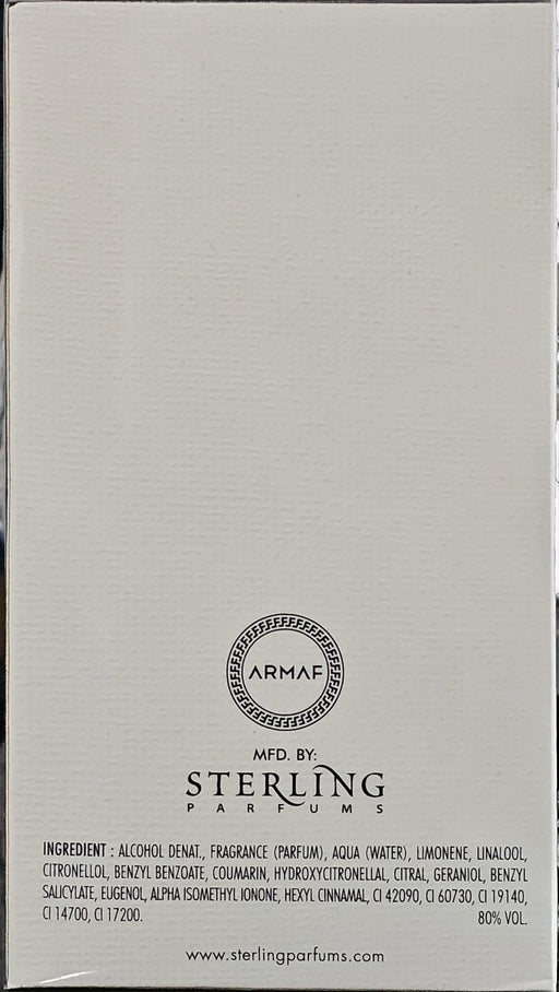 Armaf Art Du Parfum Eau De Parfum 100ml Spray