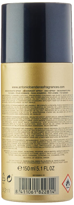 Antonio Banderas King Of Seduction Deodorant Spray 150ml