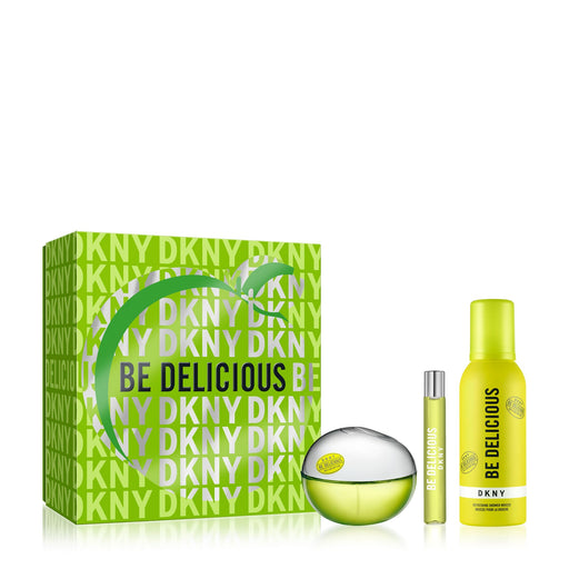 DKNY Be Delicious Gift Set 100ml EDP + 150ml Shower Mousse + 15ml EDP