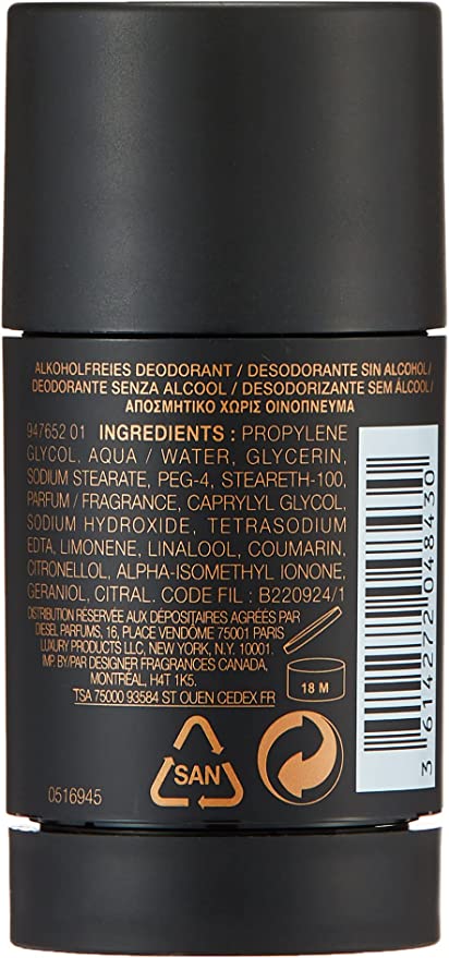 Diesel Bad Deodorant Stick 75g - Deodorant at MyPerfumeShop by Diesel