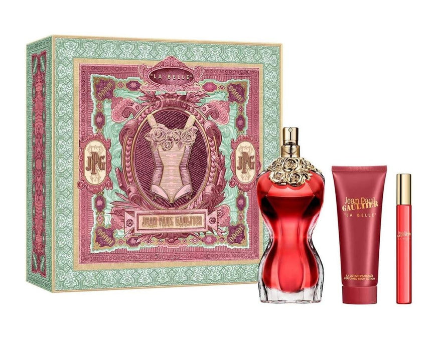 Jean Paul Gaultier La Belle 3 Piece Gift Set: Eau de Parfum 100ml - Eau de Parfum 10ml - Body Lotion 75ml