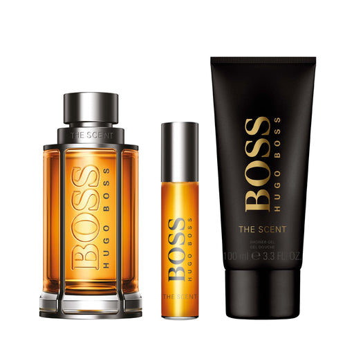 Hugo Boss Boss The Scent Gift Set 100ml EDT + 100ml Shower Gel + 10ml EDT Spray
