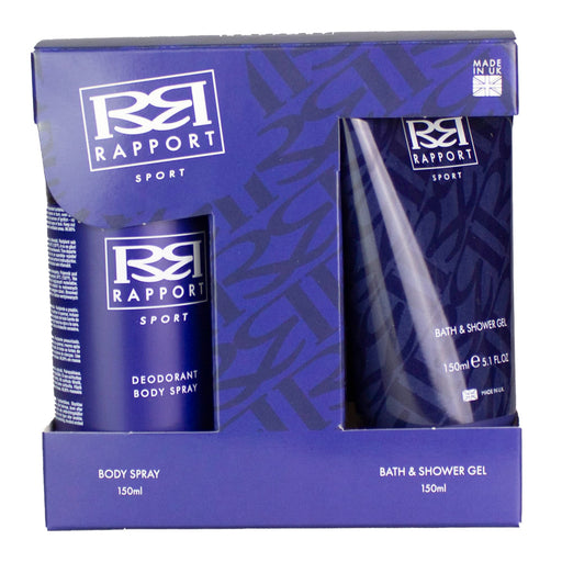 Dana Rapport Sport Gift Set 150ml Shower Gel + 150ml Deodorant Body Spray - Shower Gel at MyPerfumeShop by Dana