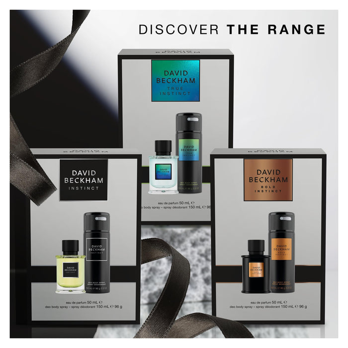 David Beckham Instinct 2 Piece Gift Set: Shower Gel 150ml - Deodorant Spray 150ml - Sets & Kits at MyPerfumeShop by David Beckham