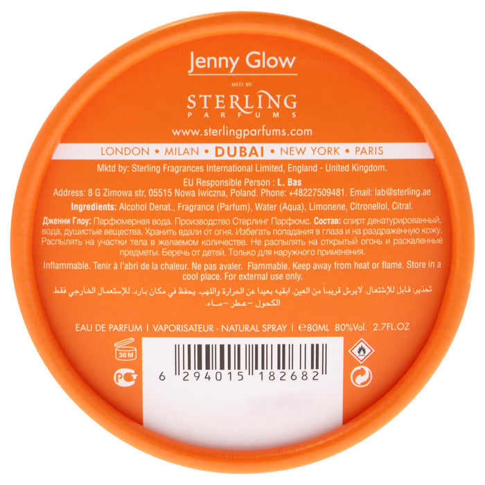 Jenny Glow Senteur Eau De Parfum 80ml Spray