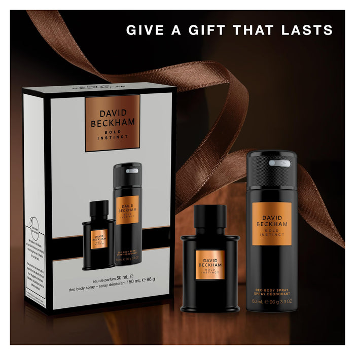 David Beckham Bold Instinct Gift Set 50ml EDP + 150ml Deodorant Spray
