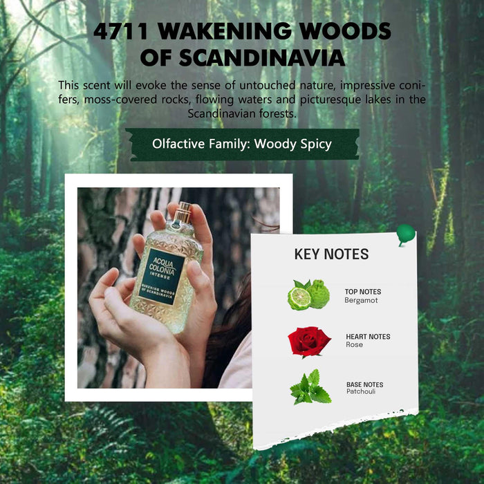 4711 Acqua Colonia Intense Wakening Woods Of Scandanavia Eau de Cologne 170ml