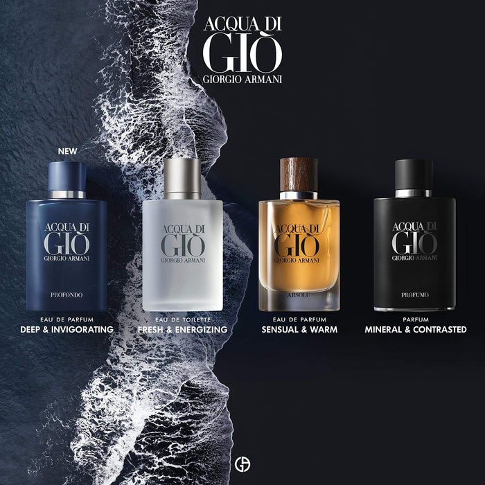 Giorgio Armani Acqua di GiÃ² Profondo Eau de Parfum 75ml Spray - Fragrance at MyPerfumeShop by Giorgio Armani