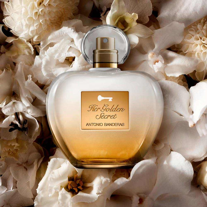 Antonio Banderas Her Golden Secret Gift Set 80ml EDT + 150ml Deodorant Spray - For Her at MyPerfumeShop by Antonio Banderas