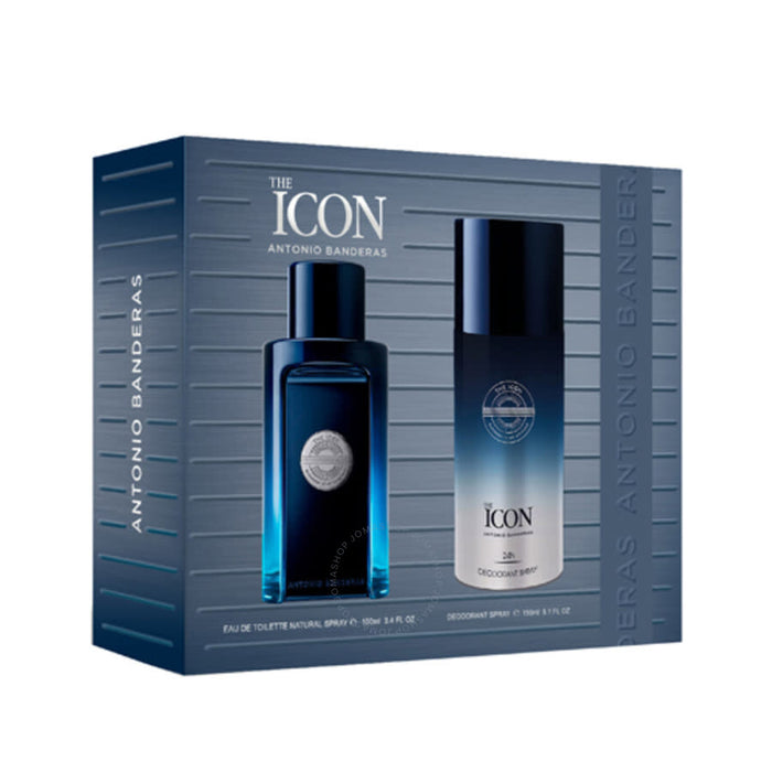 Antonio Banderas The Icon 2 Piece Gift Set: Eau de Toilette 100ml - Deodorant Spray 150ml