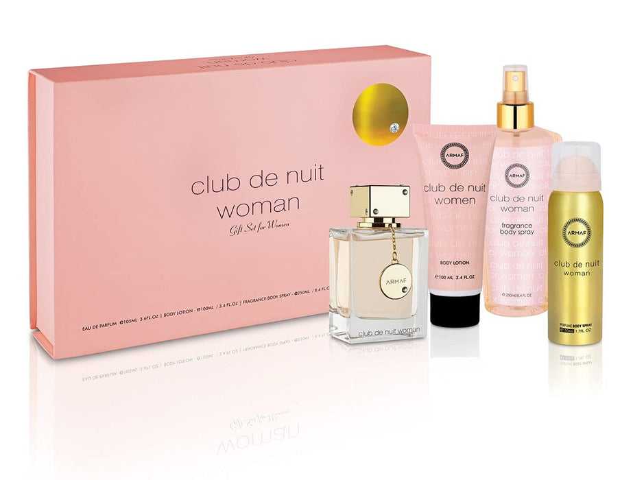 Armaf Club De Nuit Women Gift Set 30ml EDP + 75g Deodorant Stick + 50ml Hand Cream + 55ml Hair Mist