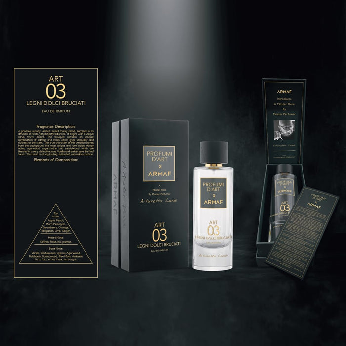 Armaf Profumi D'Art 03 Legni Dolci Bruciati Eau De Parfum 105ml Spray