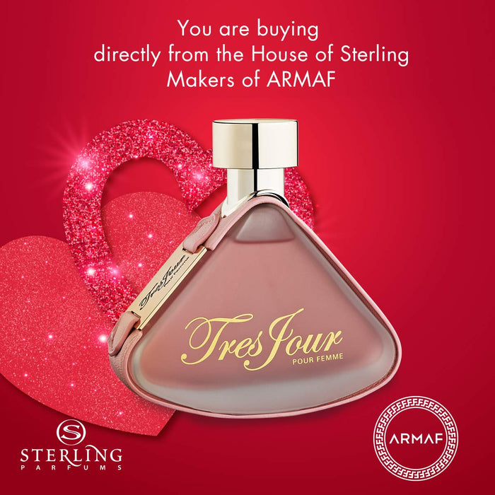 Armaf Tres Jour Eau de Parfum 100ml Spray - For Her at MyPerfumeShop by Armaf