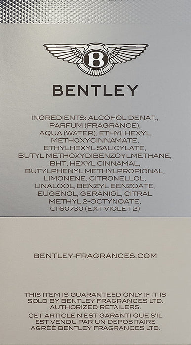 Bentley Infinite Eau de Toilette 100ml - Perfume & Cologne at MyPerfumeShop by Bentley