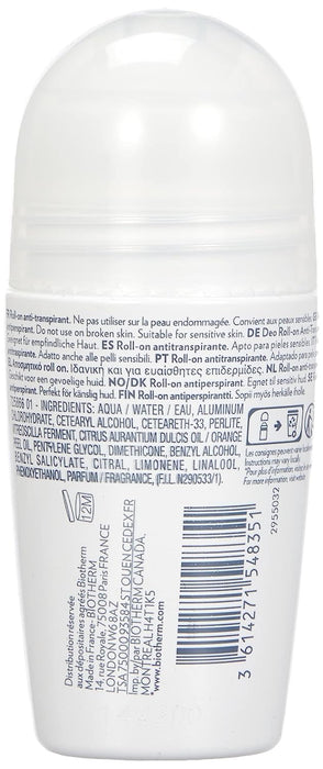 Biotherm Le Deodorant Antiperspirant Deodorant Roll On 75ml