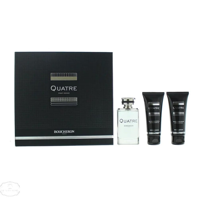 Boucheron Pour Homme Gift Set 100ml EDP + 100ml Aftershave Balm + 100ml Shower Gel