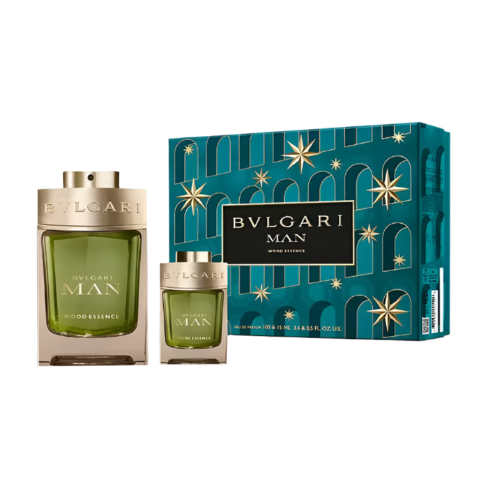 Bvlgari Man Wood Essence Gift Set 100ml EDP + 15ml EDP