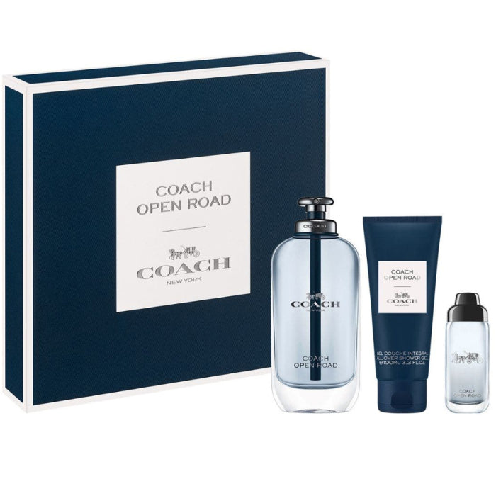 Coach Open Road Gift Set 100ml EDT + 100ml Shower Gel + 15ml EDT - Fragrance at MyPerfumeShop by Coach