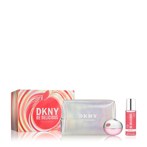 DKNY Be Delicious Fresh Blossom Gift Set 100ml EDP + 125ml Body Mist + Pouch