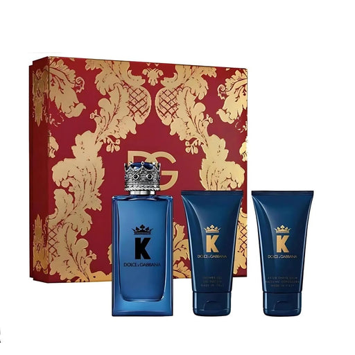 Dolce  Gabbana K 3 Piece Gift Set: Eau de Parfum 100ml - Aftershave Balm 75ml - Shower Gel 75ml