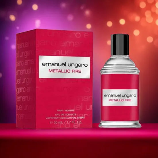 Emanuel Ungaro Metallic Fire Men Eau de Toilette 50ml Spray