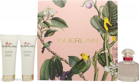 Guerlain Mon Bloom of Rose Gift Set 50ml EDT + 75ml Body Cream + 75ml Shower Gel - Bath & Body Gift Sets at MyPerfumeShop by Guerlain