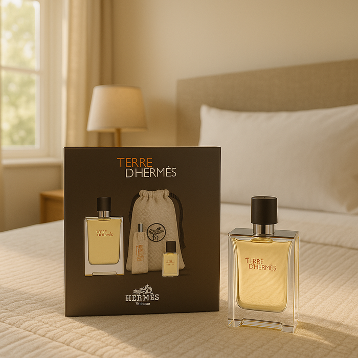 Hermès Terre d’Hermès Gift Set – 100ml EDT, 15ml EDT & 40ml Shower Gel