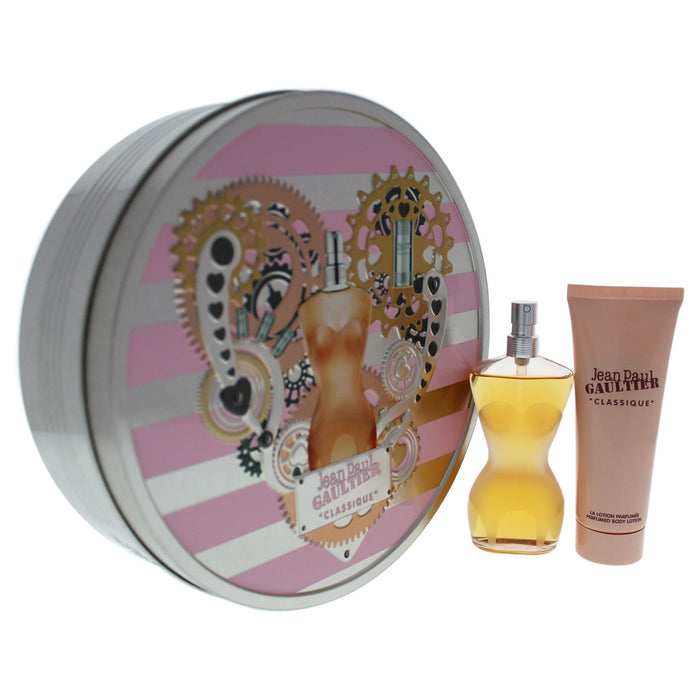 Jean Paul Gaultier Classique Gift Set 50ml EDT + 75ml Body Lotion - Fragrance at MyPerfumeShop by Jean Paul Gaultier