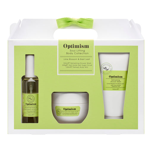 Katie Piper Optimism Gift Set 200ml Zest Sugar Scrub + 150ml Shower Wash + 100ml Body Mist