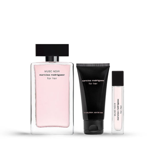 Narciso Rodriguez for Her Gift Set 100ml EDP + 10ml EDP + 50ml Body Lotion - Beauty at MyPerfumeShop by Narciso Rodriguez