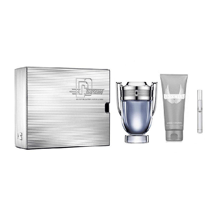 Paco Rabanne Invictus 3 Piece Set - Eau de Toilette 100ml - Eau de Toilette 10ml