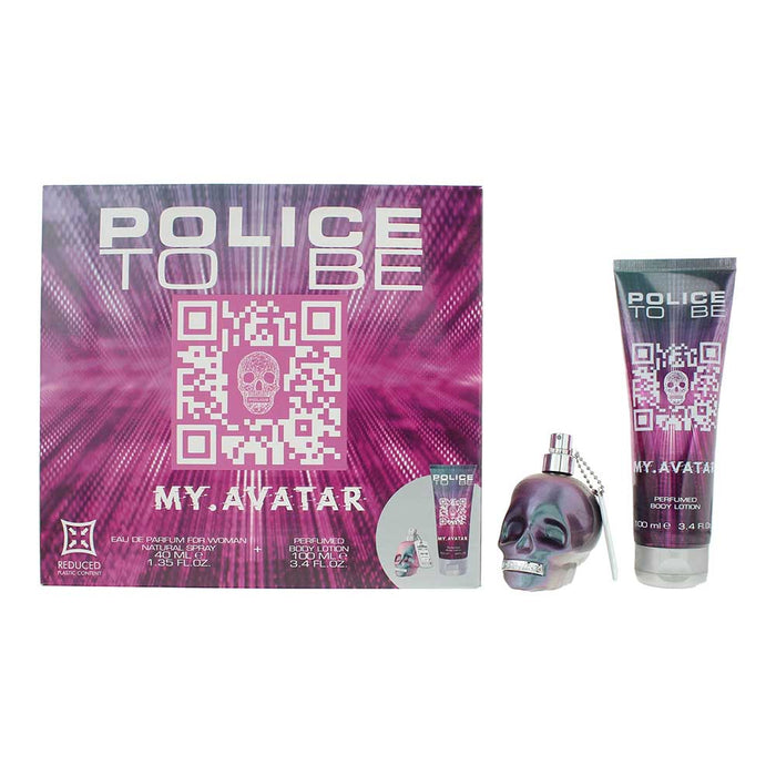 Police To Be My Avatar 2 Piece Gift Set: Eau de Parfum 40ml - Body Lotion 100ml