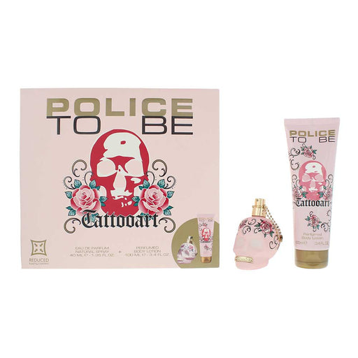 Police To Be Tatto Art 2 Piece Gift Set: Eau de Parfum 40ml - Body Lotion 100ml