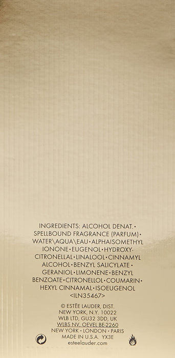 Spellbound Edp 50ml Spray - Eau De Parfum at MyPerfumeShop by Estée Lauder