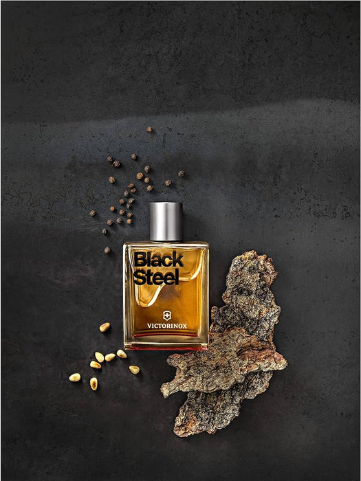 Swiss Army Black Steel Eau de Toilette 100ml Spray - Eau de Toilette at MyPerfumeShop by Swiss Army