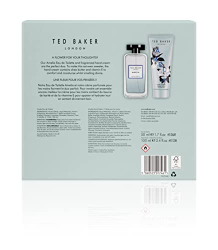 Ted Baker Amelia Gift Set 50ml EDT + 100ml Hand Cream - Eau De Toilette at MyPerfumeShop by Ted Baker