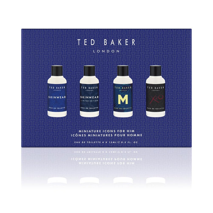 Ted Baker Icons Gift Set 15ml EDT Skinware Original + 15ml EDT Skinware Limited Edition + 15ml EDT M For Him + 15ml EDT X20 For Him