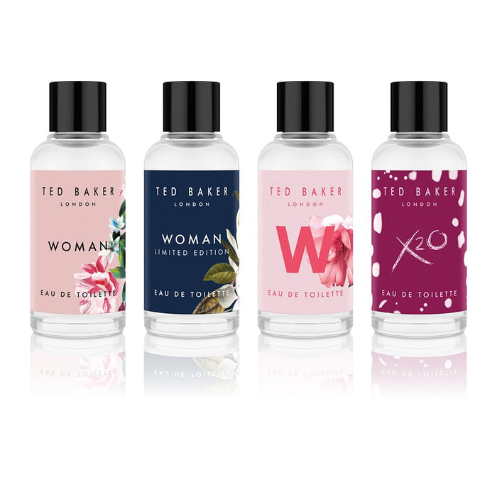 Ted Baker Icons Gift Set 15ml EDT Woman Original + 15ml EDT Woman Limited Edition + 15ml EDT W For Her + 15ml EDT X20 For Her