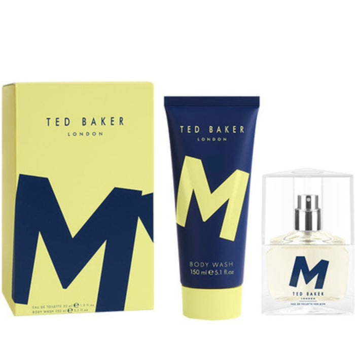Ted Baker M Blue Yellow Gift Set 30ml EDT + 150ml Shower Gel