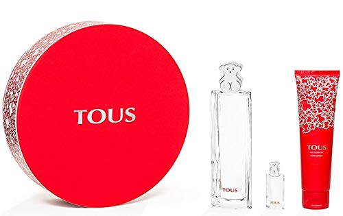 Tous Gift Set 90ml EDT Spray + 150ml Body Lotion + 4.5ml EDT