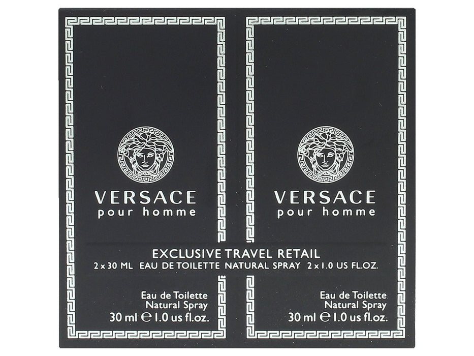 Versace pour Homme Gift Set 2 x 30ml EDT Spray - Fragrance at MyPerfumeShop by Versace