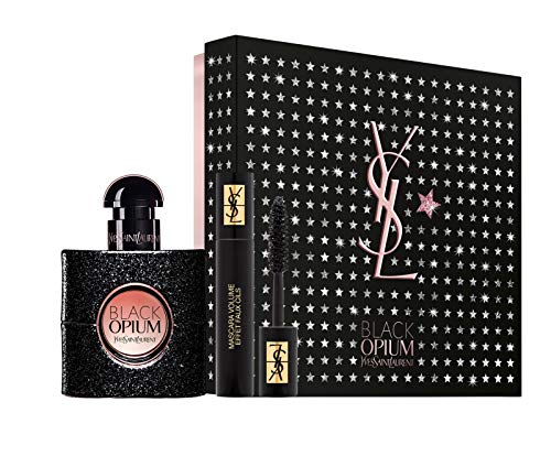 Yves Saint Laurent Eau De Parfum 2 Piece Gift Set: Black Opium Eau De Parfum 30ml -Volume Effect Mini Mascara - Fragrance at MyPerfumeShop by Yves Saint Laurent