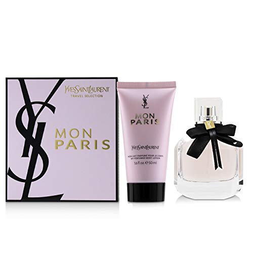 Yves Saint Laurent Mon Paris Gift Set 50ml EDP + 50ml Body Lotion - Fragrance at MyPerfumeShop by Yves Saint Laurent