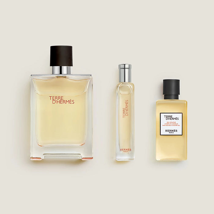 Hermès Terre d’Hermès Gift Set – 100ml EDT, 15ml EDT & 40ml Shower Gel